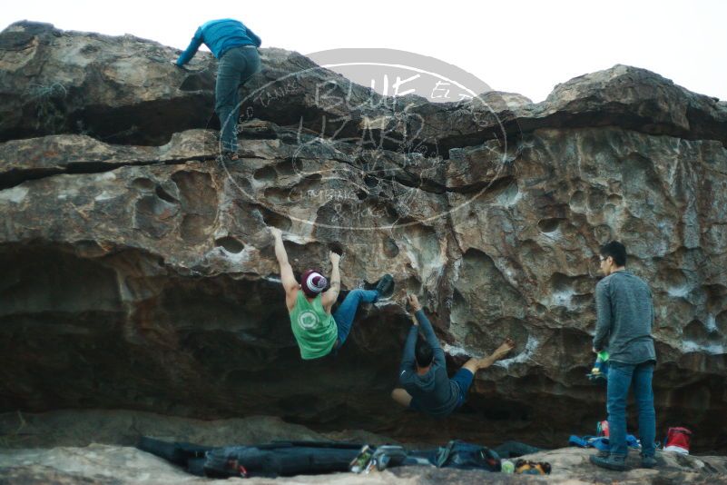 Bouldering in Hueco Tanks on 11/24/2018 with Blue Lizard Climbing and Yoga

Filename: SRM_20181124_1805570.jpg
Aperture: f/1.8
Shutter Speed: 1/200
Body: Canon EOS-1D Mark II
Lens: Canon EF 50mm f/1.8 II