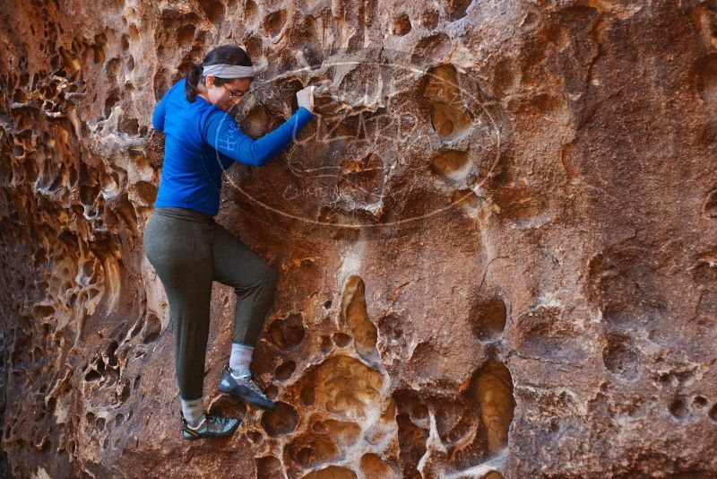 Bouldering in Hueco Tanks on 11/23/2018 with Blue Lizard Climbing and Yoga

Filename: SRM_20181123_1109360.jpg
Aperture: f/2.8
Shutter Speed: 1/200
Body: Canon EOS-1D Mark II
Lens: Canon EF 50mm f/1.8 II