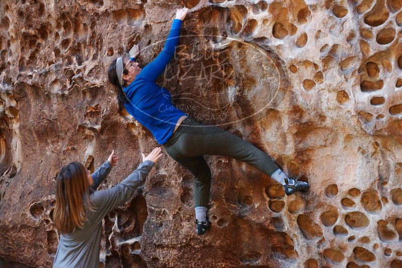 Bouldering in Hueco Tanks on 11/23/2018 with Blue Lizard Climbing and Yoga

Filename: SRM_20181123_1110080.jpg
Aperture: f/2.8
Shutter Speed: 1/200
Body: Canon EOS-1D Mark II
Lens: Canon EF 50mm f/1.8 II
