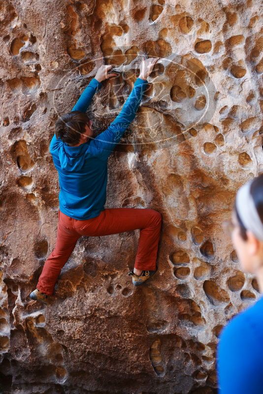 Bouldering in Hueco Tanks on 11/23/2018 with Blue Lizard Climbing and Yoga

Filename: SRM_20181123_1114270.jpg
Aperture: f/3.2
Shutter Speed: 1/125
Body: Canon EOS-1D Mark II
Lens: Canon EF 50mm f/1.8 II