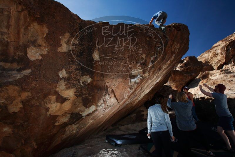 Bouldering in Hueco Tanks on 11/23/2018 with Blue Lizard Climbing and Yoga

Filename: SRM_20181123_1234060.jpg
Aperture: f/5.6
Shutter Speed: 1/250
Body: Canon EOS-1D Mark II
Lens: Canon EF 16-35mm f/2.8 L
