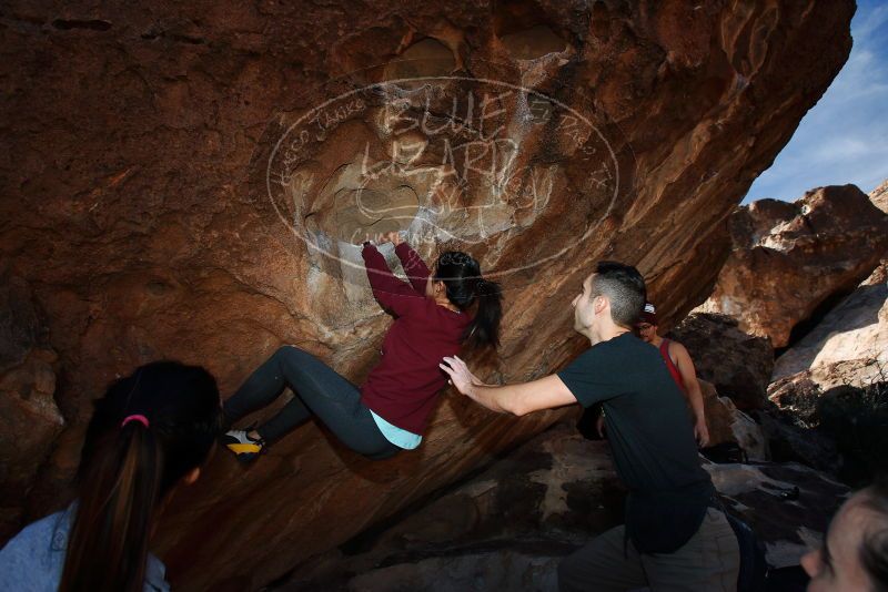 Bouldering in Hueco Tanks on 11/23/2018 with Blue Lizard Climbing and Yoga

Filename: SRM_20181123_1251270.jpg
Aperture: f/5.6
Shutter Speed: 1/250
Body: Canon EOS-1D Mark II
Lens: Canon EF 16-35mm f/2.8 L