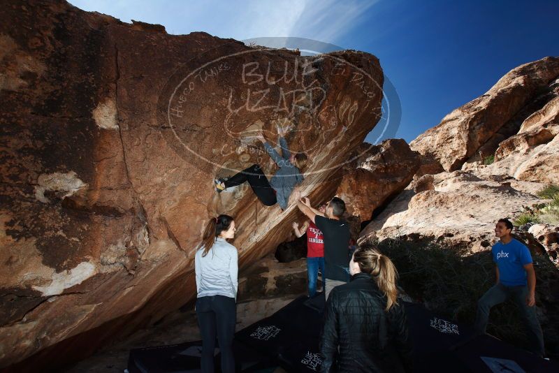 Bouldering in Hueco Tanks on 11/23/2018 with Blue Lizard Climbing and Yoga

Filename: SRM_20181123_1256380.jpg
Aperture: f/5.6
Shutter Speed: 1/250
Body: Canon EOS-1D Mark II
Lens: Canon EF 16-35mm f/2.8 L