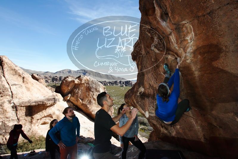 Bouldering in Hueco Tanks on 11/23/2018 with Blue Lizard Climbing and Yoga

Filename: SRM_20181123_1300260.jpg
Aperture: f/5.6
Shutter Speed: 1/250
Body: Canon EOS-1D Mark II
Lens: Canon EF 16-35mm f/2.8 L