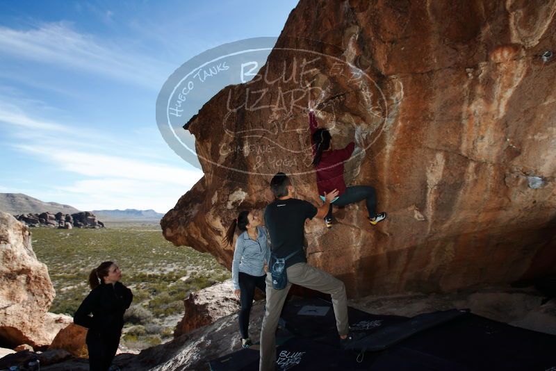 Bouldering in Hueco Tanks on 11/23/2018 with Blue Lizard Climbing and Yoga

Filename: SRM_20181123_1304360.jpg
Aperture: f/5.6
Shutter Speed: 1/250
Body: Canon EOS-1D Mark II
Lens: Canon EF 16-35mm f/2.8 L