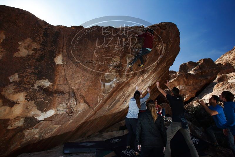 Bouldering in Hueco Tanks on 11/23/2018 with Blue Lizard Climbing and Yoga

Filename: SRM_20181123_1305530.jpg
Aperture: f/5.6
Shutter Speed: 1/250
Body: Canon EOS-1D Mark II
Lens: Canon EF 16-35mm f/2.8 L