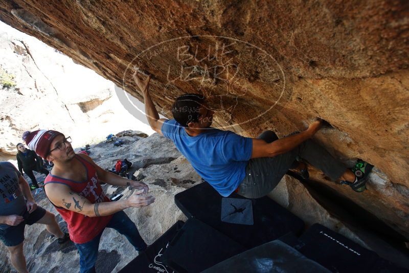 Bouldering in Hueco Tanks on 11/23/2018 with Blue Lizard Climbing and Yoga

Filename: SRM_20181123_1326060.jpg
Aperture: f/5.6
Shutter Speed: 1/640
Body: Canon EOS-1D Mark II
Lens: Canon EF 16-35mm f/2.8 L