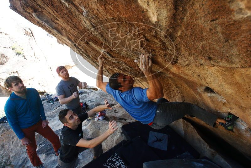 Bouldering in Hueco Tanks on 11/23/2018 with Blue Lizard Climbing and Yoga

Filename: SRM_20181123_1338040.jpg
Aperture: f/5.6
Shutter Speed: 1/500
Body: Canon EOS-1D Mark II
Lens: Canon EF 16-35mm f/2.8 L