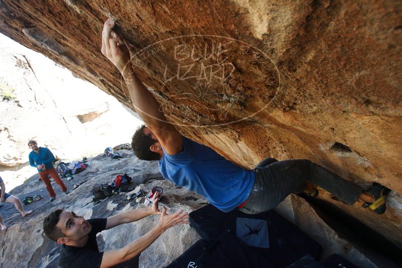 Bouldering in Hueco Tanks on 11/23/2018 with Blue Lizard Climbing and Yoga

Filename: SRM_20181123_1343561.jpg
Aperture: f/5.6
Shutter Speed: 1/500
Body: Canon EOS-1D Mark II
Lens: Canon EF 16-35mm f/2.8 L