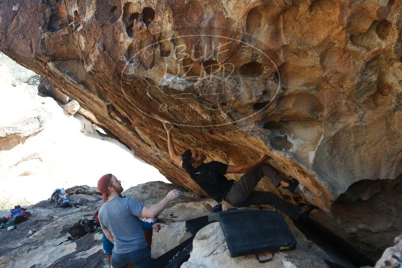 Bouldering in Hueco Tanks on 11/23/2018 with Blue Lizard Climbing and Yoga

Filename: SRM_20181123_1348420.jpg
Aperture: f/5.6
Shutter Speed: 1/800
Body: Canon EOS-1D Mark II
Lens: Canon EF 16-35mm f/2.8 L