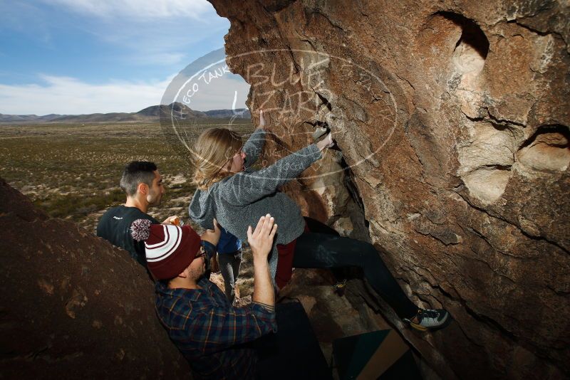 Bouldering in Hueco Tanks on 11/23/2018 with Blue Lizard Climbing and Yoga

Filename: SRM_20181123_1417350.jpg
Aperture: f/8.0
Shutter Speed: 1/250
Body: Canon EOS-1D Mark II
Lens: Canon EF 16-35mm f/2.8 L