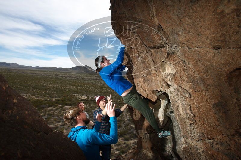 Bouldering in Hueco Tanks on 11/23/2018 with Blue Lizard Climbing and Yoga

Filename: SRM_20181123_1439240.jpg
Aperture: f/5.6
Shutter Speed: 1/250
Body: Canon EOS-1D Mark II
Lens: Canon EF 16-35mm f/2.8 L