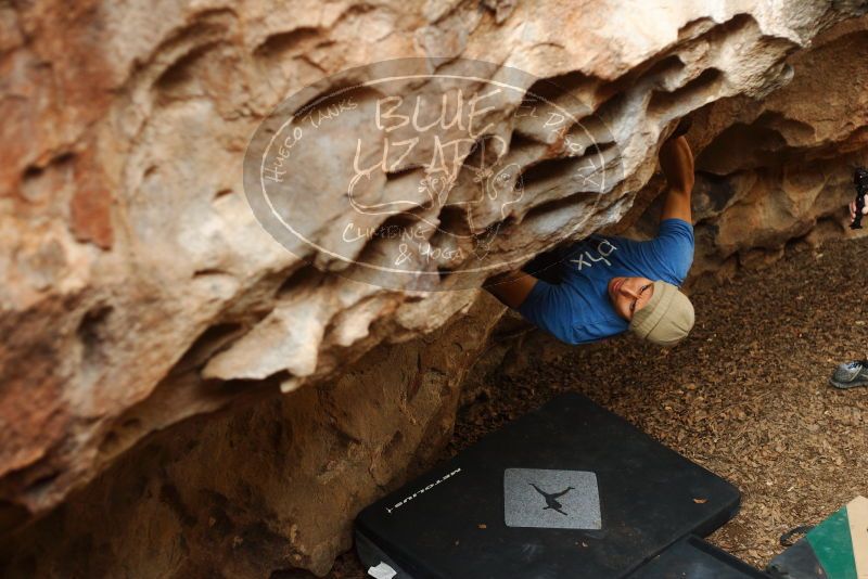 Bouldering in Hueco Tanks on 11/23/2018 with Blue Lizard Climbing and Yoga

Filename: SRM_20181123_1552320.jpg
Aperture: f/2.8
Shutter Speed: 1/250
Body: Canon EOS-1D Mark II
Lens: Canon EF 50mm f/1.8 II