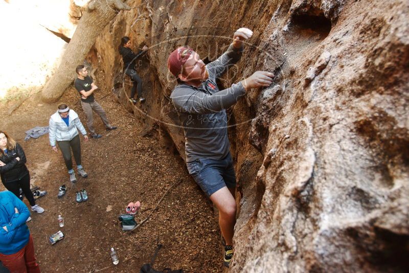 Bouldering in Hueco Tanks on 11/23/2018 with Blue Lizard Climbing and Yoga

Filename: SRM_20181123_1614260.jpg
Aperture: f/3.5
Shutter Speed: 1/125
Body: Canon EOS-1D Mark II
Lens: Canon EF 16-35mm f/2.8 L
