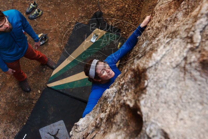 Bouldering in Hueco Tanks on 11/23/2018 with Blue Lizard Climbing and Yoga

Filename: SRM_20181123_1617000.jpg
Aperture: f/4.0
Shutter Speed: 1/125
Body: Canon EOS-1D Mark II
Lens: Canon EF 16-35mm f/2.8 L