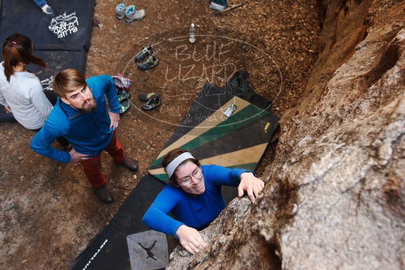 Bouldering in Hueco Tanks on 11/23/2018 with Blue Lizard Climbing and Yoga

Filename: SRM_20181123_1617151.jpg
Aperture: f/3.5
Shutter Speed: 1/125
Body: Canon EOS-1D Mark II
Lens: Canon EF 16-35mm f/2.8 L