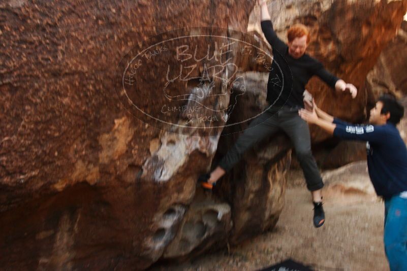 Bouldering in Hueco Tanks on 11/22/2018 with Blue Lizard Climbing and Yoga

Filename: SRM_20181122_1015060.jpg
Aperture: f/5.6
Shutter Speed: 1/200
Body: Canon EOS-1D Mark II
Lens: Canon EF 16-35mm f/2.8 L