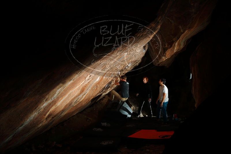 Bouldering in Hueco Tanks on 11/22/2018 with Blue Lizard Climbing and Yoga

Filename: SRM_20181122_1554070.jpg
Aperture: f/8.0
Shutter Speed: 1/250
Body: Canon EOS-1D Mark II
Lens: Canon EF 16-35mm f/2.8 L