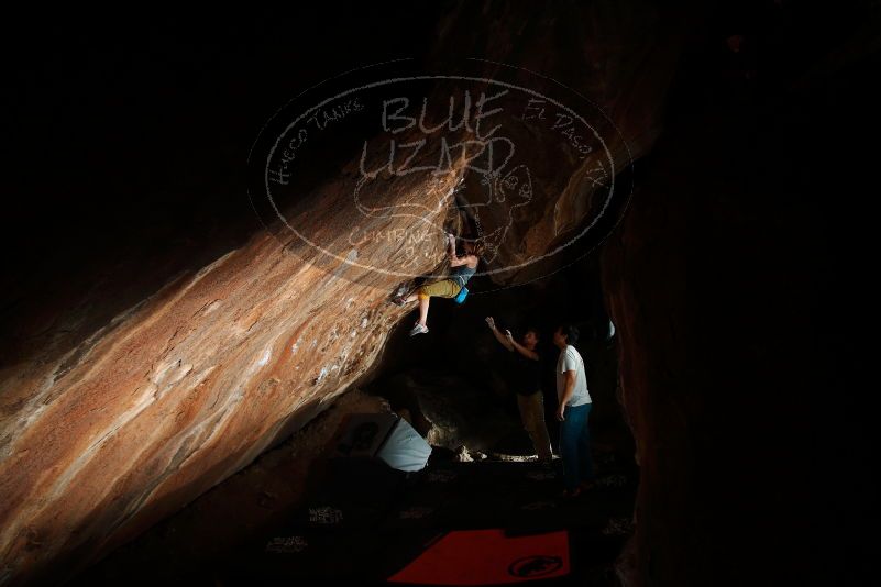 Bouldering in Hueco Tanks on 11/22/2018 with Blue Lizard Climbing and Yoga

Filename: SRM_20181122_1556010.jpg
Aperture: f/8.0
Shutter Speed: 1/250
Body: Canon EOS-1D Mark II
Lens: Canon EF 16-35mm f/2.8 L
