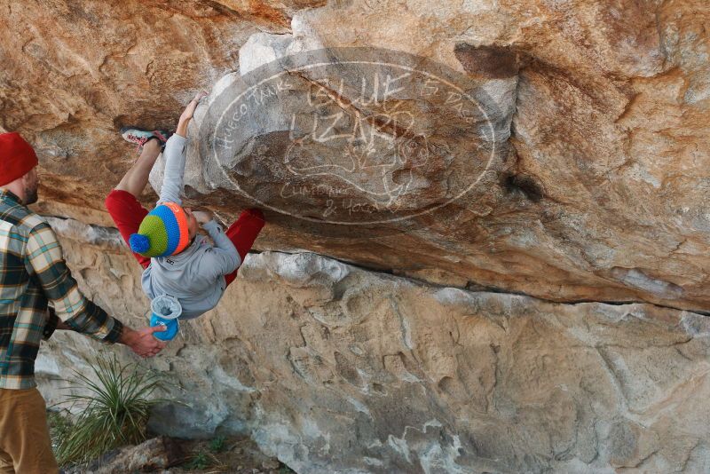 Bouldering in Hueco Tanks on 11/20/2018 with Blue Lizard Climbing and Yoga

Filename: SRM_20181120_1015230.jpg
Aperture: f/4.0
Shutter Speed: 1/400
Body: Canon EOS-1D Mark II
Lens: Canon EF 50mm f/1.8 II
