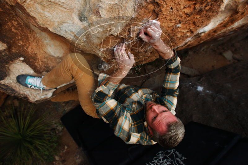 Bouldering in Hueco Tanks on 11/20/2018 with Blue Lizard Climbing and Yoga

Filename: SRM_20181120_1736300.jpg
Aperture: f/5.0
Shutter Speed: 1/250
Body: Canon EOS-1D Mark II
Lens: Canon EF 16-35mm f/2.8 L