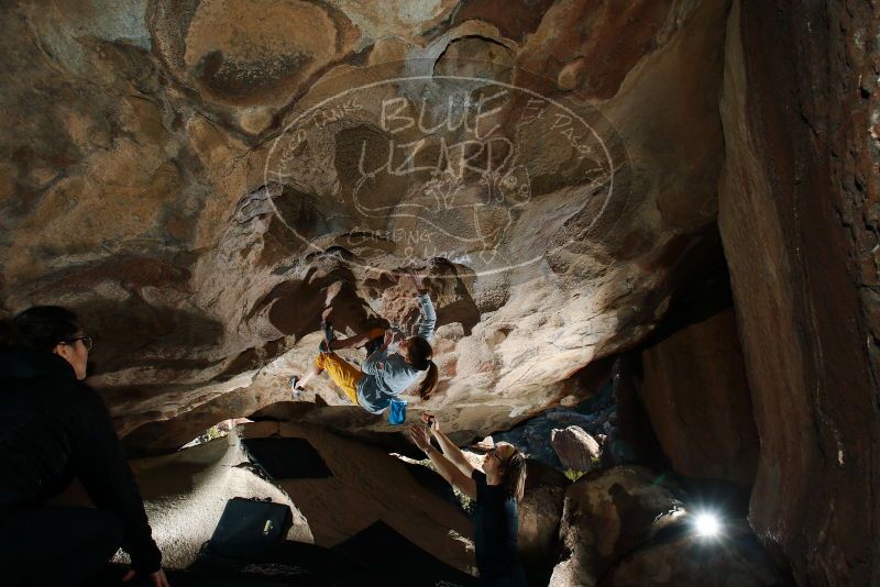 Bouldering in Hueco Tanks on 11/19/2018 with Blue Lizard Climbing and Yoga

Filename: SRM_20181119_1124030.jpg
Aperture: f/8.0
Shutter Speed: 1/250
Body: Canon EOS-1D Mark II
Lens: Canon EF 16-35mm f/2.8 L