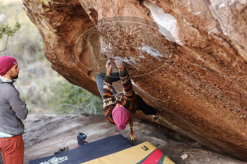 Bouldering in Hueco Tanks on 11/09/2018 with Blue Lizard Climbing and Yoga

Filename: SRM_20181109_1700280.jpg
Aperture: f/2.8
Shutter Speed: 1/500
Body: Canon EOS-1D Mark II
Lens: Canon EF 85mm f/1.2 L II