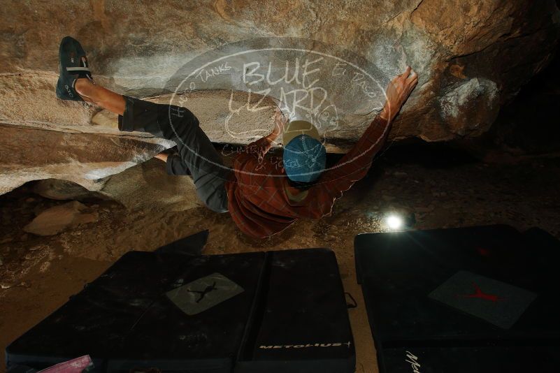 Bouldering in Hueco Tanks on 12/01/2018 with Blue Lizard Climbing and Yoga

Filename: SRM_20181201_1113180.jpg
Aperture: f/8.0
Shutter Speed: 1/250
Body: Canon EOS-1D Mark II
Lens: Canon EF 16-35mm f/2.8 L