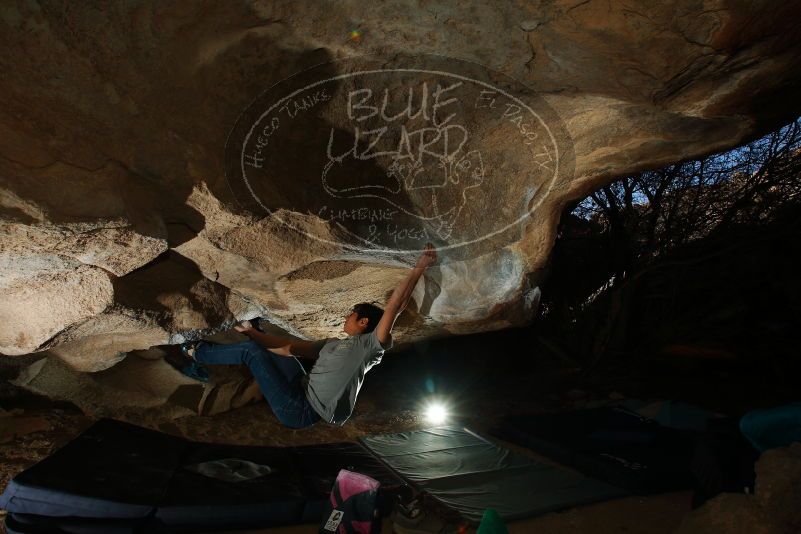 Bouldering in Hueco Tanks on 12/01/2018 with Blue Lizard Climbing and Yoga

Filename: SRM_20181201_1122250.jpg
Aperture: f/8.0
Shutter Speed: 1/250
Body: Canon EOS-1D Mark II
Lens: Canon EF 16-35mm f/2.8 L