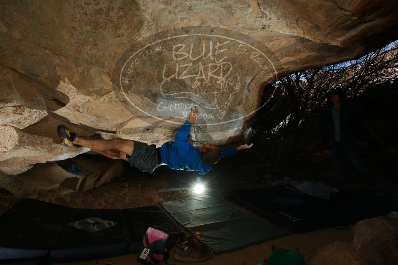Bouldering in Hueco Tanks on 12/01/2018 with Blue Lizard Climbing and Yoga

Filename: SRM_20181201_1126030.jpg
Aperture: f/8.0
Shutter Speed: 1/160
Body: Canon EOS-1D Mark II
Lens: Canon EF 16-35mm f/2.8 L