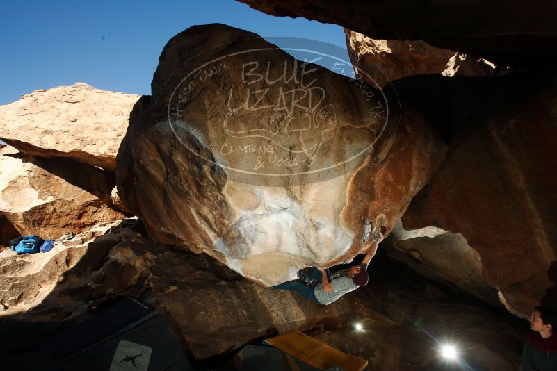 Bouldering in Hueco Tanks on 12/01/2018 with Blue Lizard Climbing and Yoga

Filename: SRM_20181201_1532590.jpg
Aperture: f/8.0
Shutter Speed: 1/250
Body: Canon EOS-1D Mark II
Lens: Canon EF 16-35mm f/2.8 L