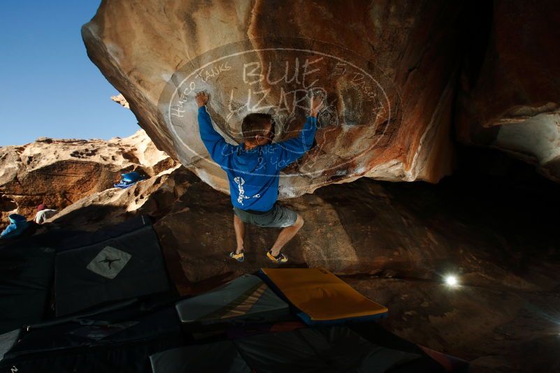 Bouldering in Hueco Tanks on 12/01/2018 with Blue Lizard Climbing and Yoga

Filename: SRM_20181201_1556140.jpg
Aperture: f/8.0
Shutter Speed: 1/250
Body: Canon EOS-1D Mark II
Lens: Canon EF 16-35mm f/2.8 L