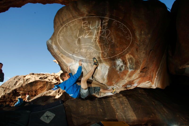 Bouldering in Hueco Tanks on 12/01/2018 with Blue Lizard Climbing and Yoga

Filename: SRM_20181201_1556320.jpg
Aperture: f/8.0
Shutter Speed: 1/250
Body: Canon EOS-1D Mark II
Lens: Canon EF 16-35mm f/2.8 L