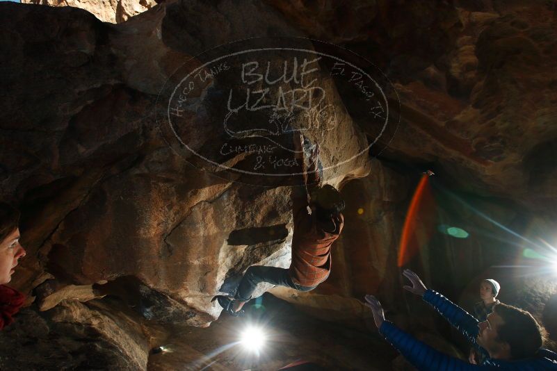 Bouldering in Hueco Tanks on 12/01/2018 with Blue Lizard Climbing and Yoga

Filename: SRM_20181201_1617230.jpg
Aperture: f/8.0
Shutter Speed: 1/250
Body: Canon EOS-1D Mark II
Lens: Canon EF 16-35mm f/2.8 L