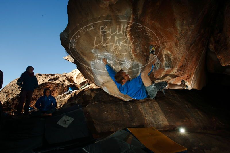 Bouldering in Hueco Tanks on 12/01/2018 with Blue Lizard Climbing and Yoga

Filename: SRM_20181201_1622570.jpg
Aperture: f/8.0
Shutter Speed: 1/250
Body: Canon EOS-1D Mark II
Lens: Canon EF 16-35mm f/2.8 L