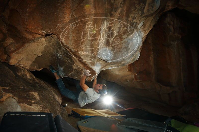 Bouldering in Hueco Tanks on 12/01/2018 with Blue Lizard Climbing and Yoga

Filename: SRM_20181201_1627480.jpg
Aperture: f/8.0
Shutter Speed: 1/250
Body: Canon EOS-1D Mark II
Lens: Canon EF 16-35mm f/2.8 L
