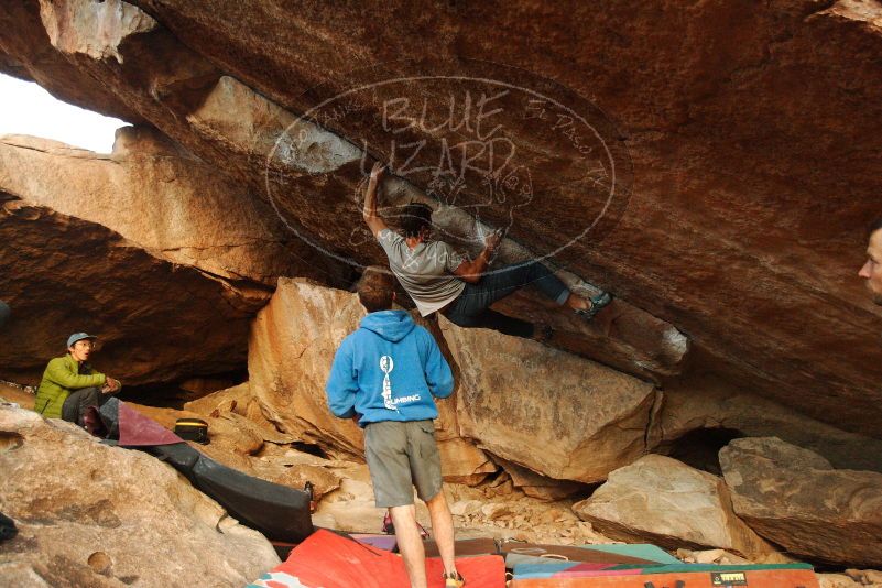 Bouldering in Hueco Tanks on 12/01/2018 with Blue Lizard Climbing and Yoga

Filename: SRM_20181201_1800490.jpg
Aperture: f/3.5
Shutter Speed: 1/200
Body: Canon EOS-1D Mark II
Lens: Canon EF 16-35mm f/2.8 L