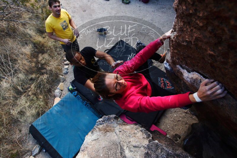 Bouldering in Hueco Tanks on 12/02/2018 with Blue Lizard Climbing and Yoga

Filename: SRM_20181202_1100490.jpg
Aperture: f/5.0
Shutter Speed: 1/250
Body: Canon EOS-1D Mark II
Lens: Canon EF 16-35mm f/2.8 L