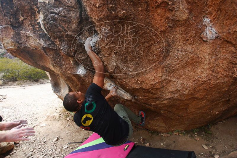 Bouldering in Hueco Tanks on 12/02/2018 with Blue Lizard Climbing and Yoga

Filename: SRM_20181202_1118000.jpg
Aperture: f/4.0
Shutter Speed: 1/250
Body: Canon EOS-1D Mark II
Lens: Canon EF 16-35mm f/2.8 L