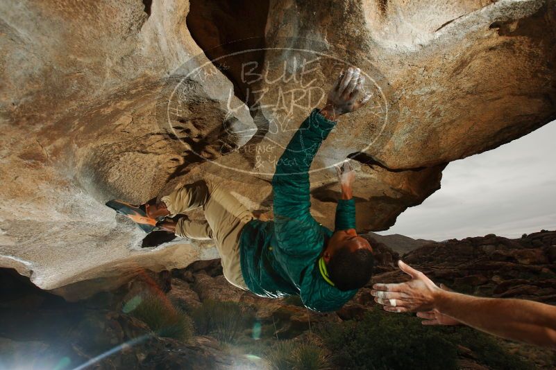 Bouldering in Hueco Tanks on 12/08/2018 with Blue Lizard Climbing and Yoga

Filename: SRM_20181208_1133040.jpg
Aperture: f/8.0
Shutter Speed: 1/250
Body: Canon EOS-1D Mark II
Lens: Canon EF 16-35mm f/2.8 L