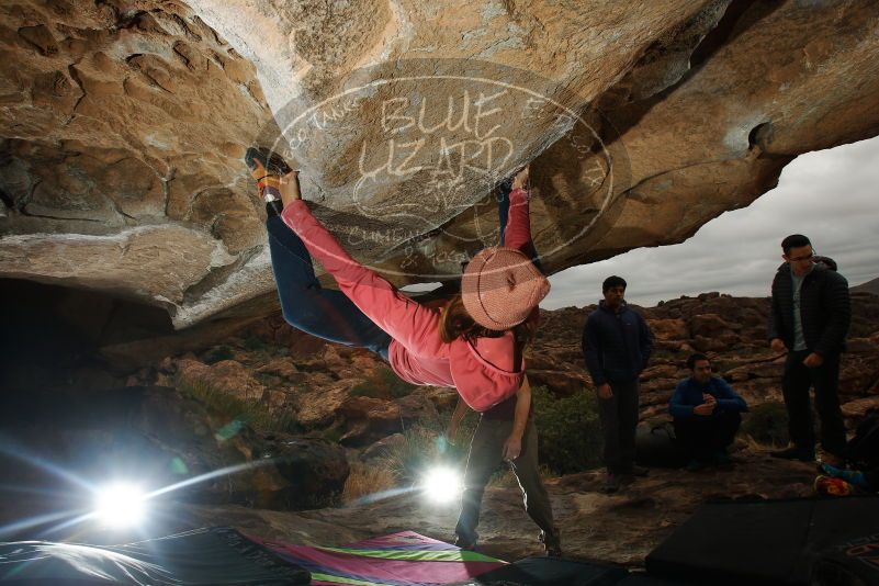 Bouldering in Hueco Tanks on 12/08/2018 with Blue Lizard Climbing and Yoga

Filename: SRM_20181208_1207140.jpg
Aperture: f/8.0
Shutter Speed: 1/250
Body: Canon EOS-1D Mark II
Lens: Canon EF 16-35mm f/2.8 L