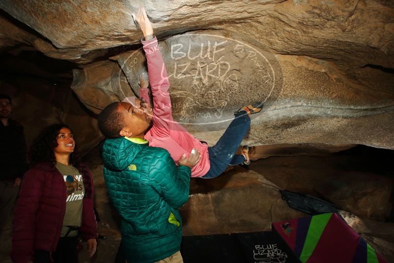 Bouldering in Hueco Tanks on 12/08/2018 with Blue Lizard Climbing and Yoga

Filename: SRM_20181208_1229550.jpg
Aperture: f/8.0
Shutter Speed: 1/200
Body: Canon EOS-1D Mark II
Lens: Canon EF 16-35mm f/2.8 L