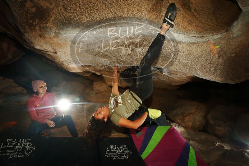 Bouldering in Hueco Tanks on 12/08/2018 with Blue Lizard Climbing and Yoga

Filename: SRM_20181208_1240080.jpg
Aperture: f/8.0
Shutter Speed: 1/200
Body: Canon EOS-1D Mark II
Lens: Canon EF 16-35mm f/2.8 L