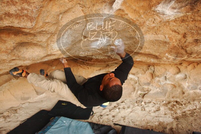 Bouldering in Hueco Tanks on 12/08/2018 with Blue Lizard Climbing and Yoga

Filename: SRM_20181208_1621420.jpg
Aperture: f/5.0
Shutter Speed: 1/250
Body: Canon EOS-1D Mark II
Lens: Canon EF 16-35mm f/2.8 L