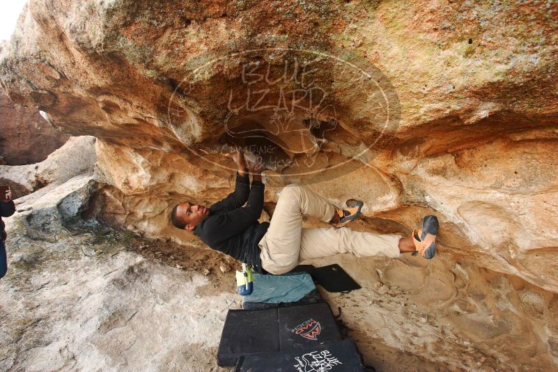 Bouldering in Hueco Tanks on 12/08/2018 with Blue Lizard Climbing and Yoga

Filename: SRM_20181208_1621570.jpg
Aperture: f/5.0
Shutter Speed: 1/250
Body: Canon EOS-1D Mark II
Lens: Canon EF 16-35mm f/2.8 L
