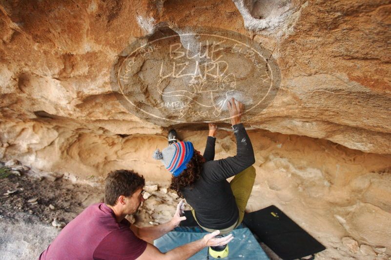Bouldering in Hueco Tanks on 12/08/2018 with Blue Lizard Climbing and Yoga

Filename: SRM_20181208_1628510.jpg
Aperture: f/3.5
Shutter Speed: 1/250
Body: Canon EOS-1D Mark II
Lens: Canon EF 16-35mm f/2.8 L