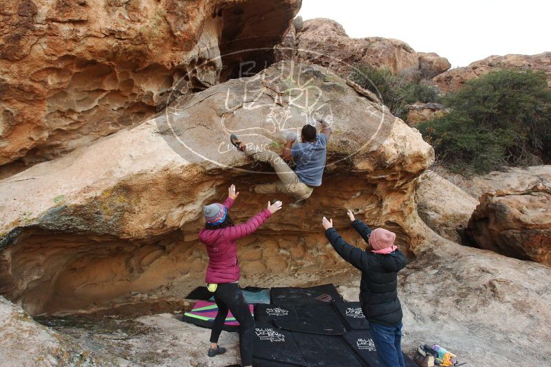 Bouldering in Hueco Tanks on 12/08/2018 with Blue Lizard Climbing and Yoga

Filename: SRM_20181208_1712520.jpg
Aperture: f/8.0
Shutter Speed: 1/160
Body: Canon EOS-1D Mark II
Lens: Canon EF 16-35mm f/2.8 L