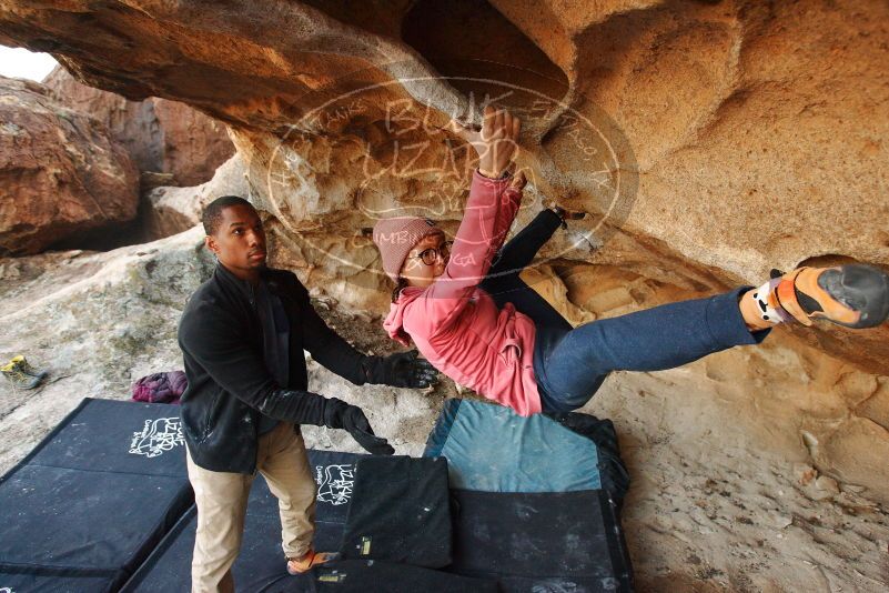 Bouldering in Hueco Tanks on 12/08/2018 with Blue Lizard Climbing and Yoga

Filename: SRM_20181208_1722490.jpg
Aperture: f/5.0
Shutter Speed: 1/200
Body: Canon EOS-1D Mark II
Lens: Canon EF 16-35mm f/2.8 L