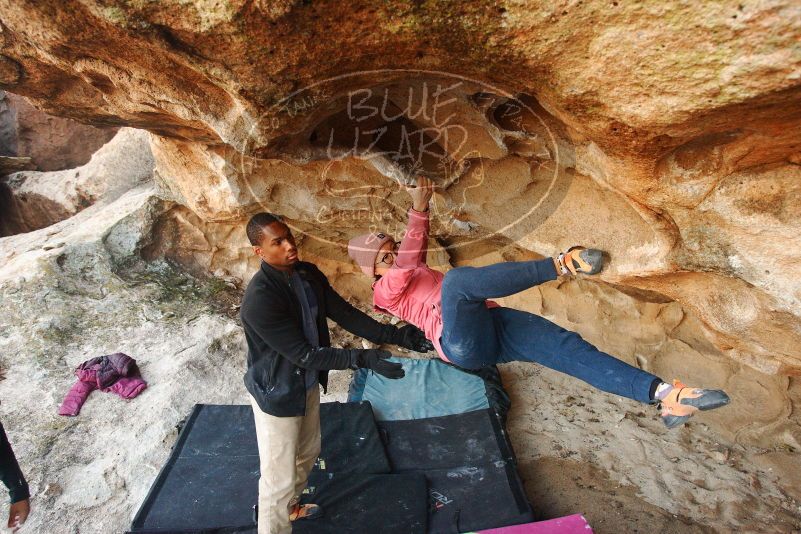 Bouldering in Hueco Tanks on 12/08/2018 with Blue Lizard Climbing and Yoga

Filename: SRM_20181208_1722580.jpg
Aperture: f/5.0
Shutter Speed: 1/200
Body: Canon EOS-1D Mark II
Lens: Canon EF 16-35mm f/2.8 L