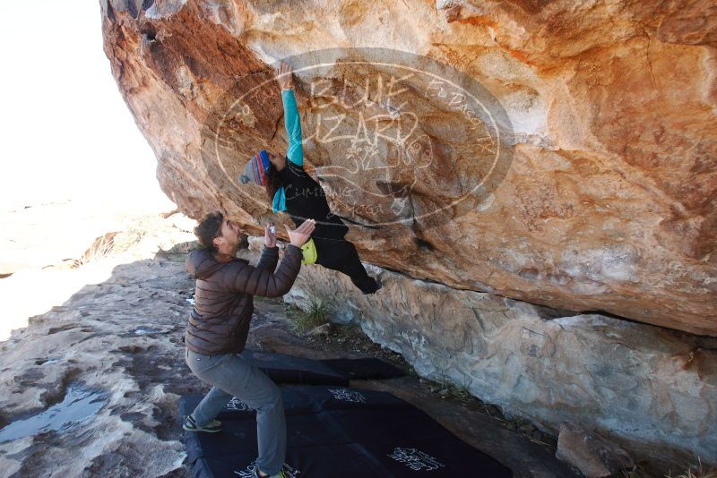 Bouldering in Hueco Tanks on 12/09/2018 with Blue Lizard Climbing and Yoga

Filename: SRM_20181209_1159410.jpg
Aperture: f/5.6
Shutter Speed: 1/250
Body: Canon EOS-1D Mark II
Lens: Canon EF 16-35mm f/2.8 L